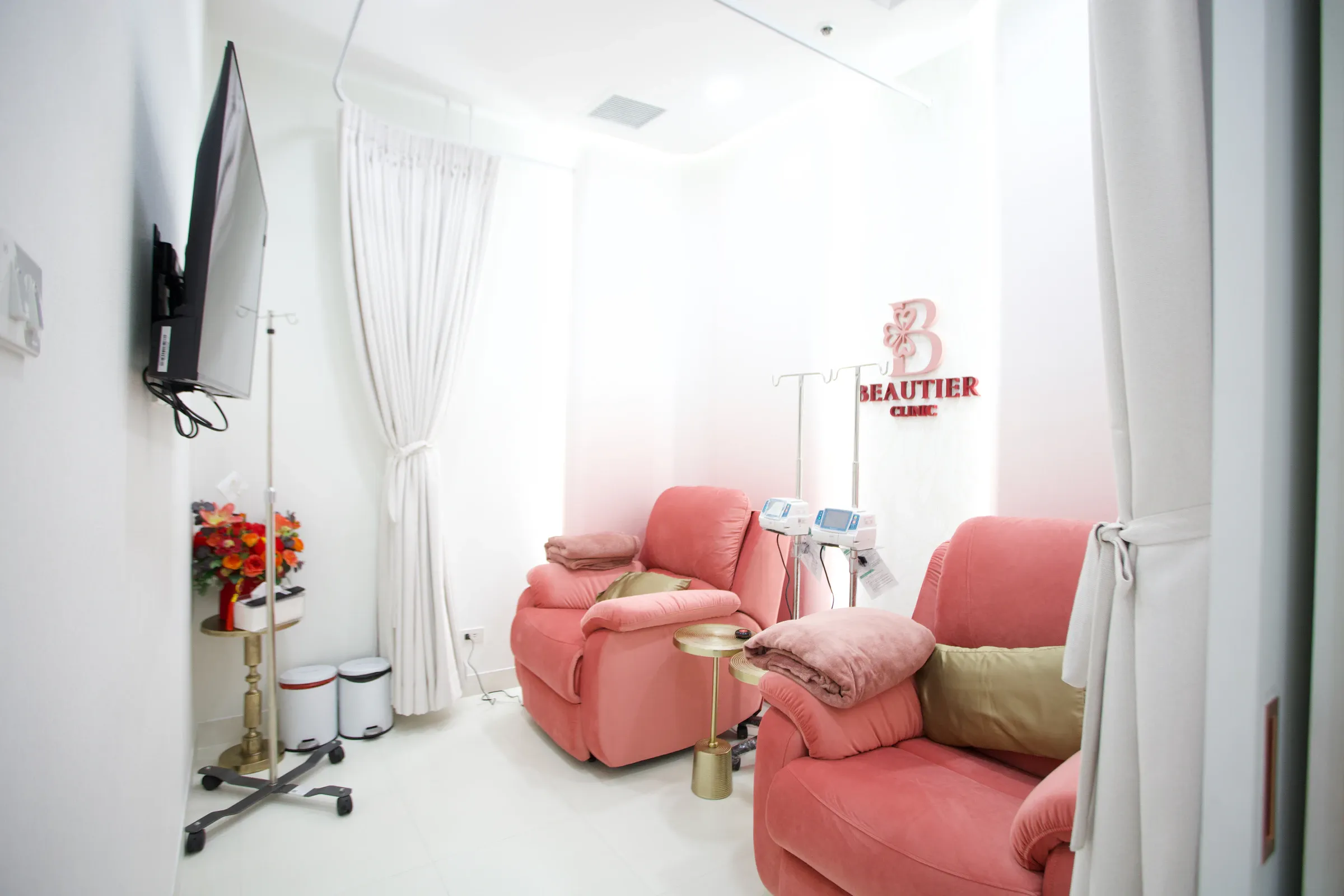 ห้องบริการ IV Drip Vitamins ที่ Beautier Clinic