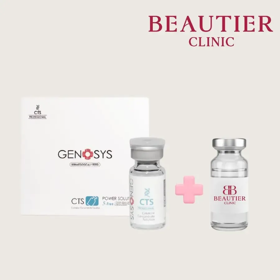 ผลิตภัณฑ์ GENOSYS CTS และวิตามินสูตรเฉพาะของ Beautier Clinic สำหรับโปรแกรม Microneedling ดูแลหลุมสิว
