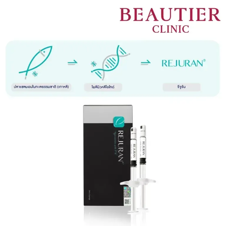 ผลิตภัณฑ์ Rejuran Healer ที่ Beautier Clinic เลือกใช้